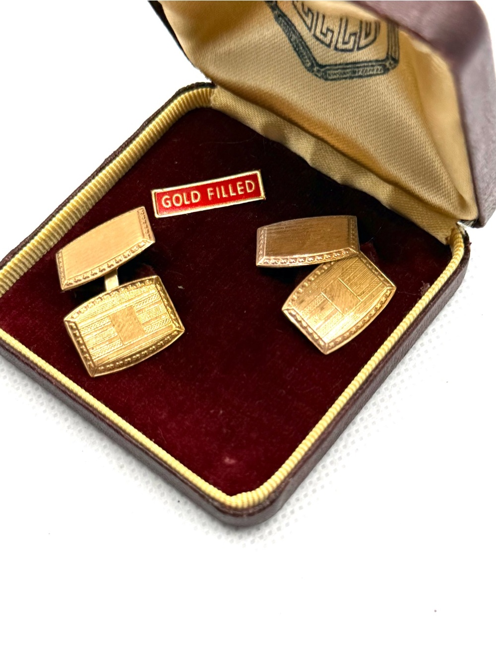 Men's Cufflinks Set - Gold Filled
